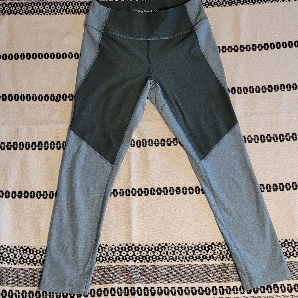 Outdoor Voices Cropped Legging/Tight small green